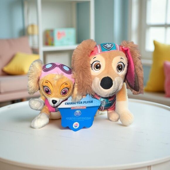 Paw Patrol Skye NWT & Bizak Liberty Plush Stuffed Animals - Picture 1 of 6